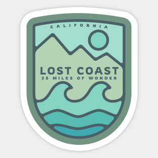 Lost Coast- 25 Miles of Wonder Sticker